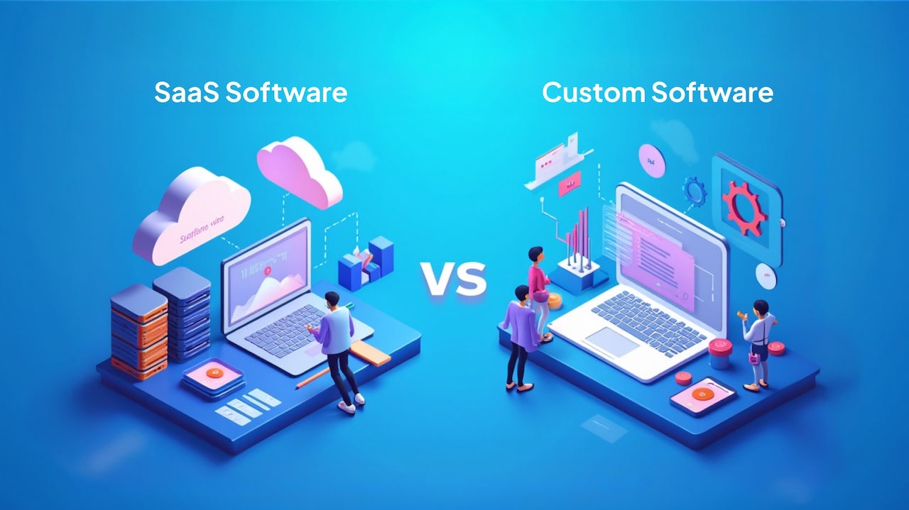 Custom Software Over SaaS comparison for enterprise growth